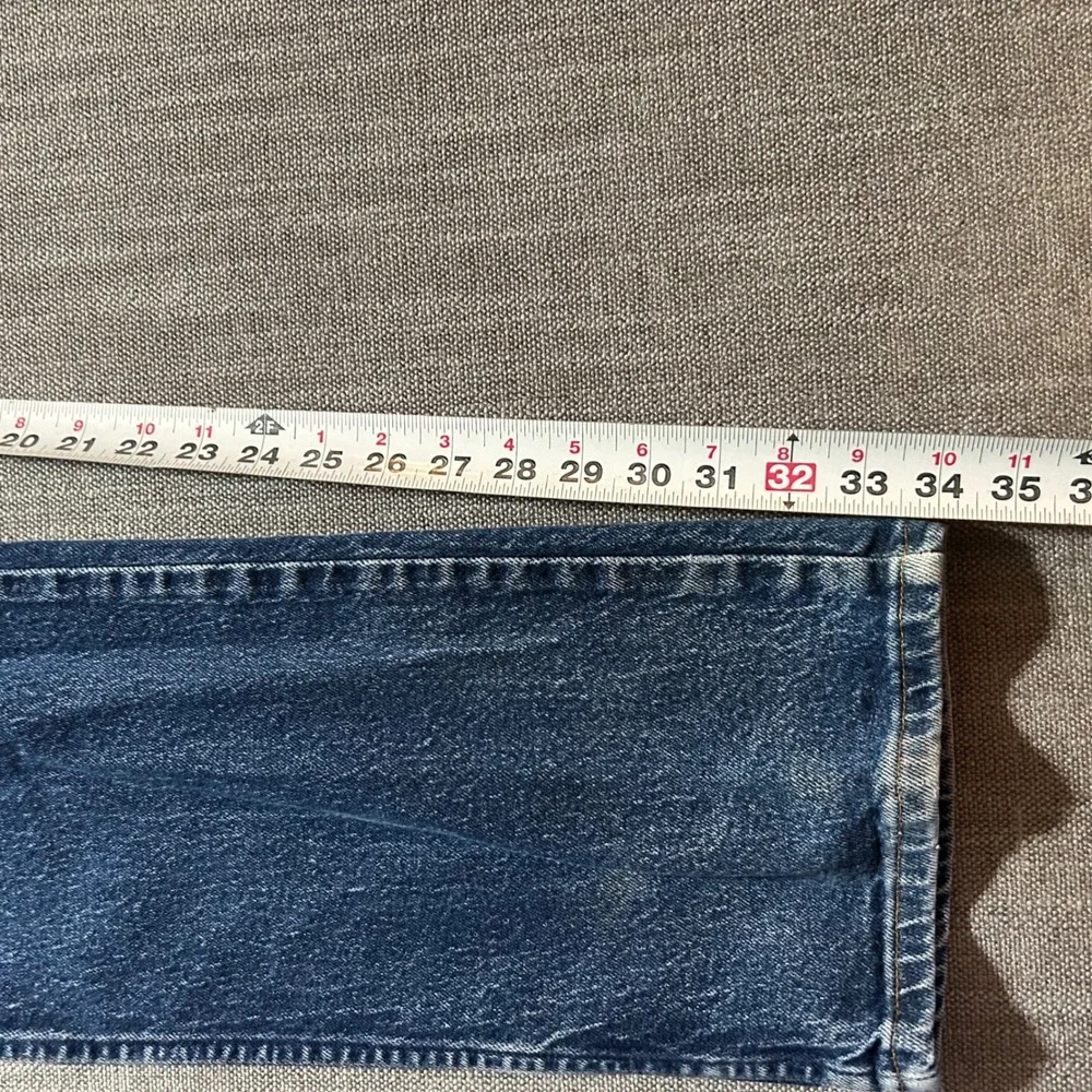 Wrangler Cowboy Cut Relaxed Fit Jeans Mens 35x34 Medium Wash Denim Western - Picture 6 of 7